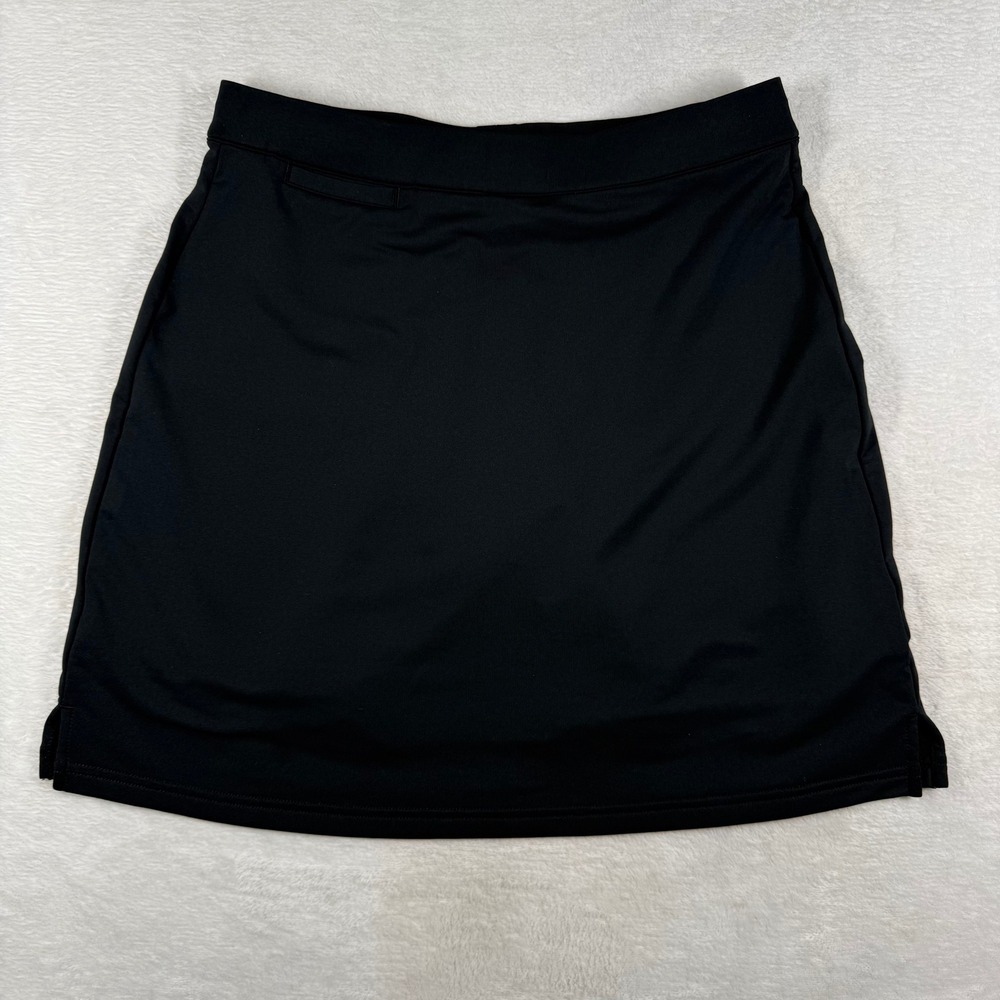 Peter Millar Womens Black Wicking Golf Skort UPF 50+ Active Skirt XS LC0EB14